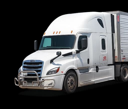 Professional HB Transportation truck driver ready for duty