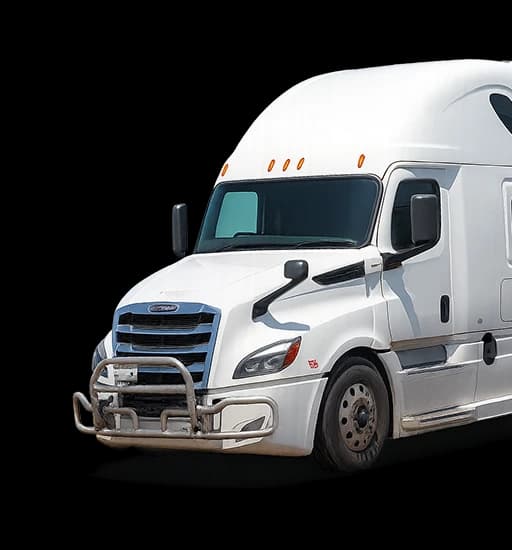 Professional HB Transportation truck driver ready for duty